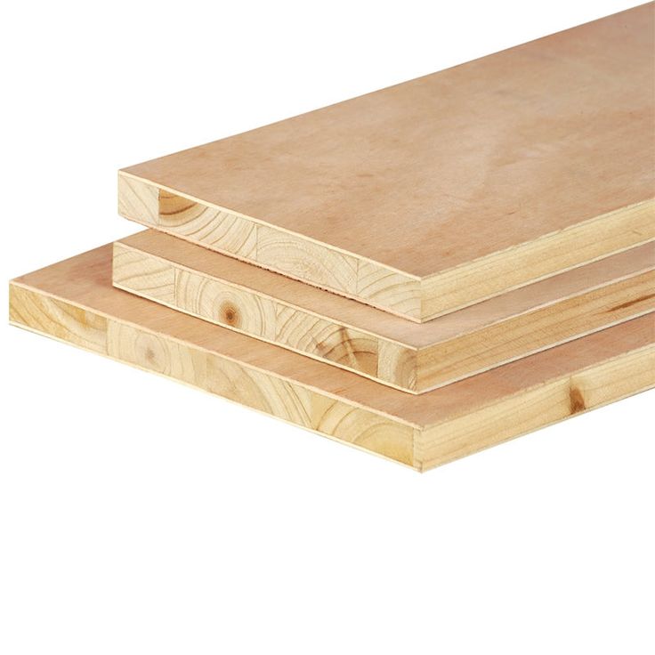 Solid-core block boards in multiple thicknesses