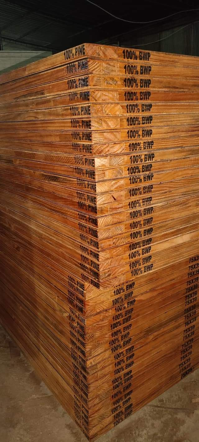 BWP pine door stock