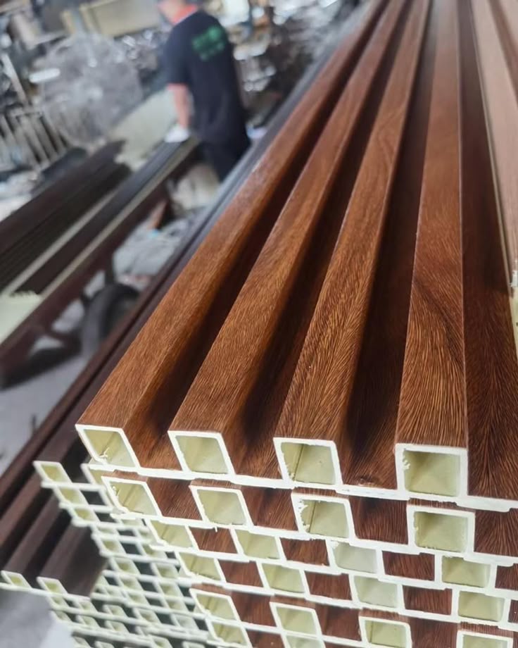 Woodgrain decorative panel profiles